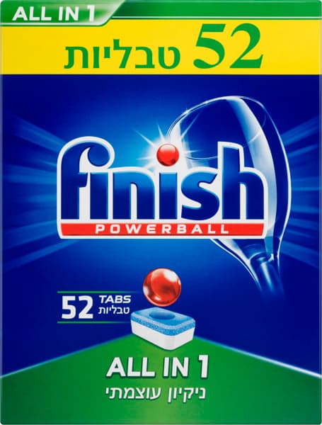 טבליות למדיח פיניש א