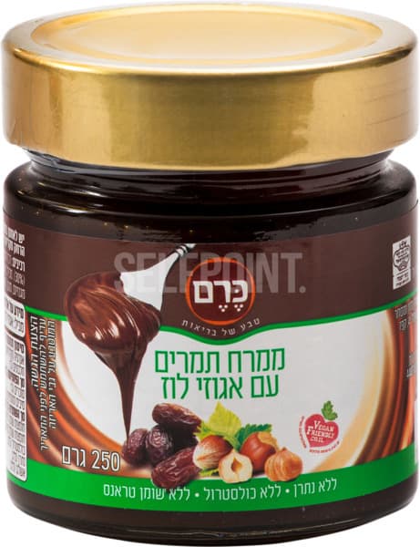 ממרח תמרים אגוזי לוז