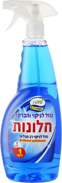 נוזל חלונות 1ליטר שווה