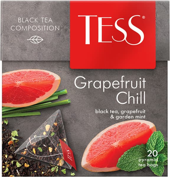 תה שחור טס גרייפ פרוט ציל 20 שקיקים