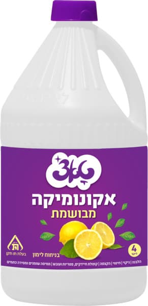 אקונומיקה מבושמת בניחוח לימון4 ל' טאצ'