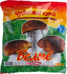 פטריות לבנות פורציני קפואות 300 גר