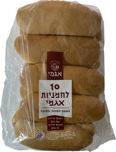 לחמניה אצבע ארוז 10י