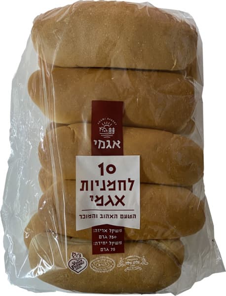 לחמניה אצבע ארוז 10י