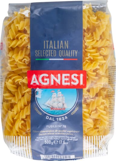 פסטה פוזילי מס.78 500 גר Agnesi