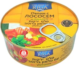 סלט סלומון עם ירקות בטעם איטלקי 240 גר