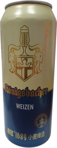 בירה קוניגסבאכר חיטה 5.1% 500 מ"ל פחית