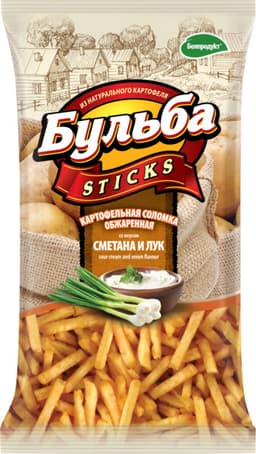 ציפס מקלות בולבה בטעם בצל ושמנת 75 גר