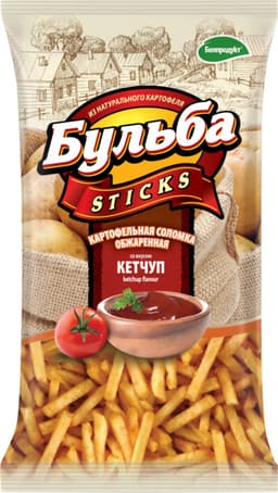 ציפס מקלות בולבה בטעם קטשופ 75 גר