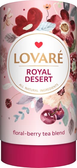 תערובת תה צמחים בניחוח דובדבן 80ג LOVARE