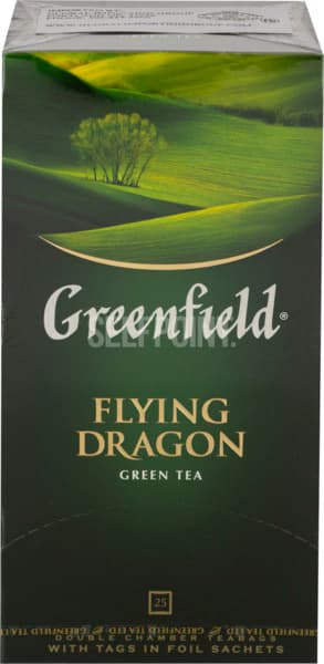 תה גרינפילד ירוק סיני 25 שקי 50 גר