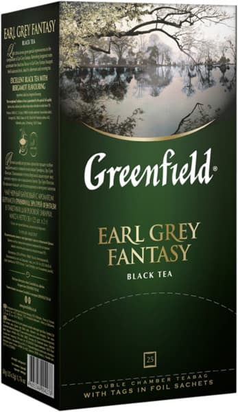 תה גרינפילד שחור ארל גריי 25 שקי 50 גר