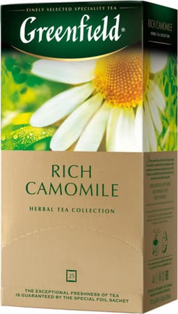 חליטה תה גרינפילד ריץי קמומיל 25 שקי