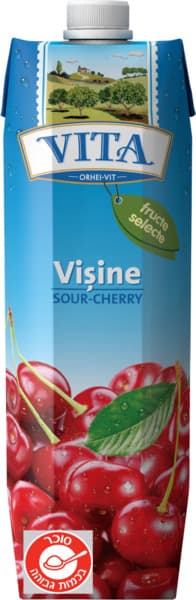 מיץ דובדבן חמוץ מתוק 1 ליטר VITA