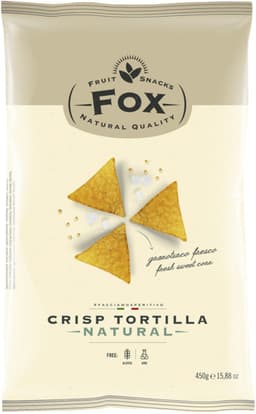 טורטיליה ציפס בטעם טבעי לל"ג 450 גרם