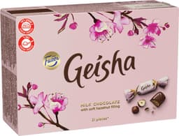 פייזר גיישה שוקו חלב קרם אגוזים 150 גרם