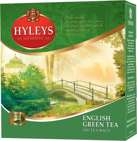 תה היליס אינגליש ירוק 100 שקיקים