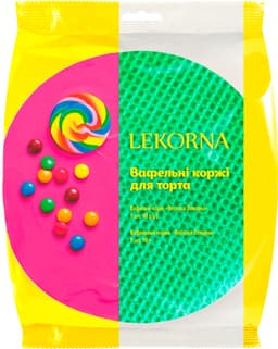 עלי וופל עגולים צבעו