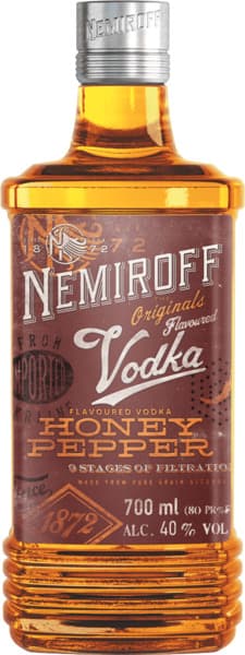 וודקה נמירוף פלפל ודבש 700 מ"ל