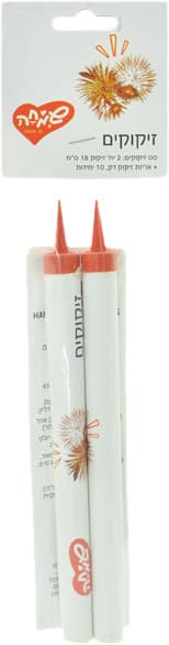 סט זיקוק 18 סמ 2 יחי