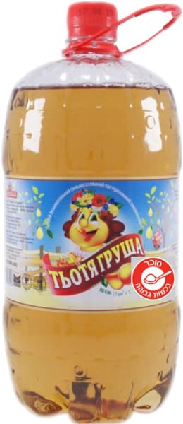 משקה מוגז בטעם אגס 1.5 ליטר GRUSHA