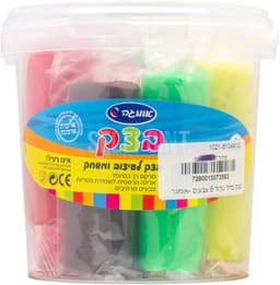 בצק אומגה בדלי גדול 8 צבעים