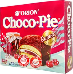 עוגיות 360 גר ORION* CHOCO-PIE CHERRY