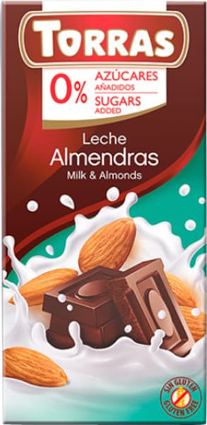 טוראס-שוקולד חלב שקד ללת"ס 75 גרם