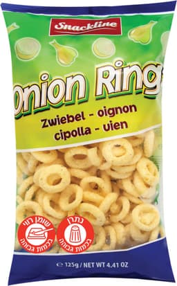 גונץ חטיף טבעות בצל 125 גר