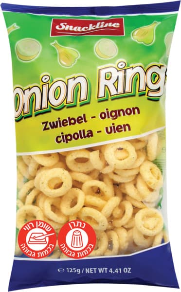 גונץ חטיף טבעות בצל 125 גר