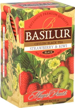 תה שחור תות שדה וקיווי 2 גר* 20 שק