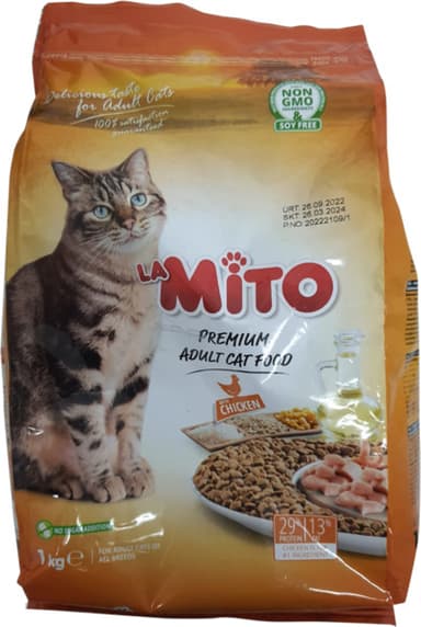 מיטו מזון לחתול 1 קג