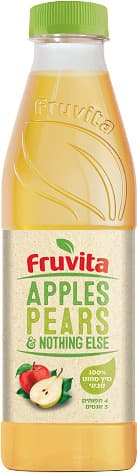 פרוויטה מיץ תפוחי עץ ואגסים 750 מל