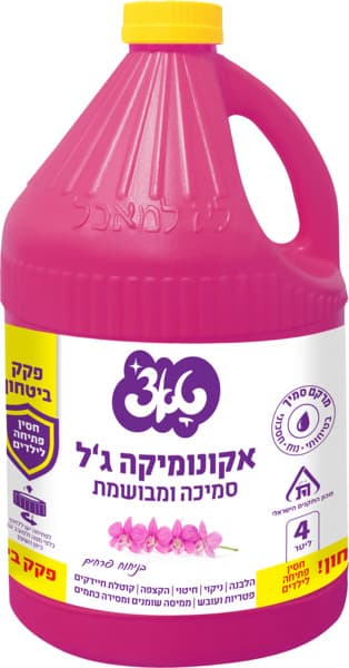 ג'ל אקונומיקה סמיכה פרחים 4 ל' טאצ'