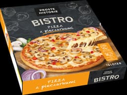 פיצה קפואה בתוספת פטריות 415 גרם bistro