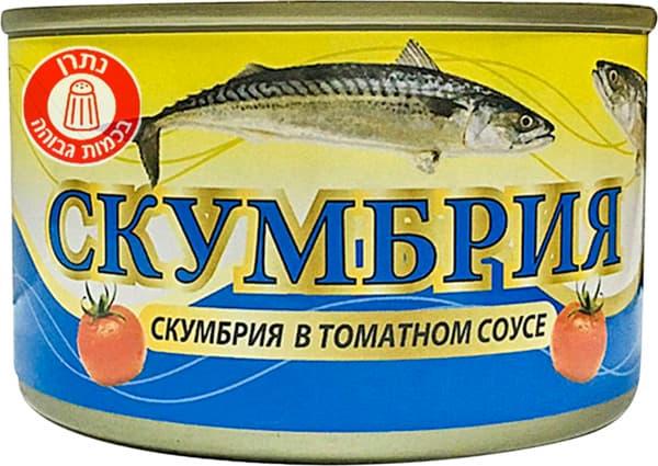 שימורי דג מקרל ברוטב