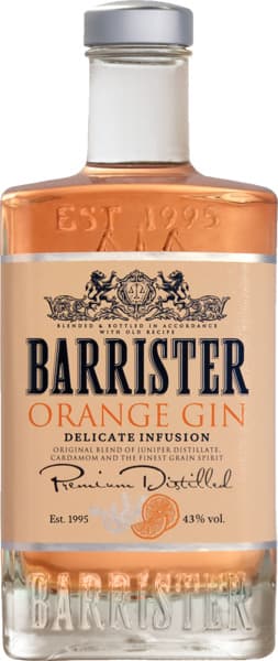 גין באריסטר אורנג מתובל 43% 700 מ"ל