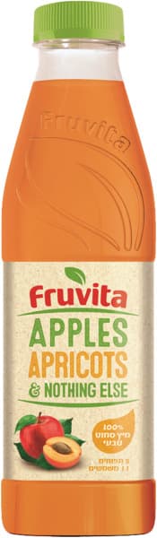 פרוויטה מיץ תפוחי עץ ומשמשים 750 מל