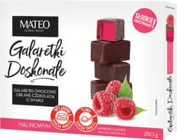 ממתק שוקולד במילוי בטעם פטל 250 גר