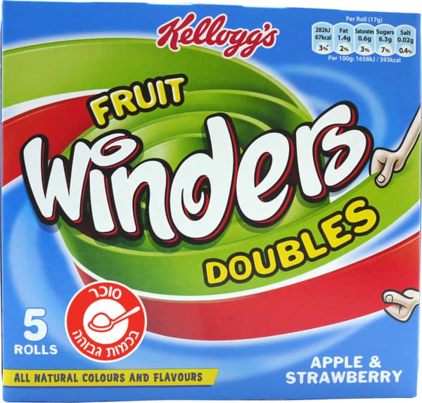 קלוגס פרוט ווינדר ממתק גומי חמישייה 85 ג