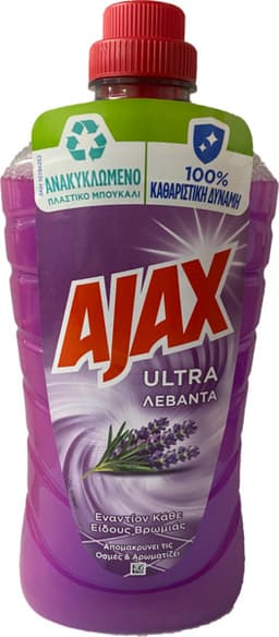 אג'קס נוזל לניקוי ריצפות סגול לבנדר 1 ליטר