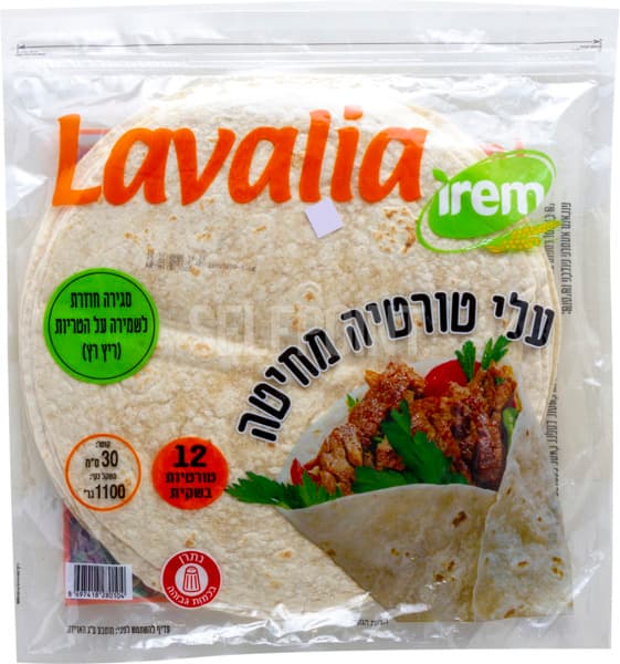 עלי טורטייה 30 יח