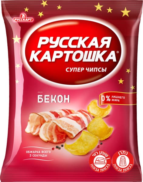 ציפס בטעם בייקון 80גר