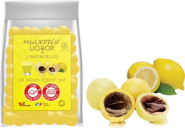 דרגה ליקר לימונצלו בשוקולד לבן  500 גר