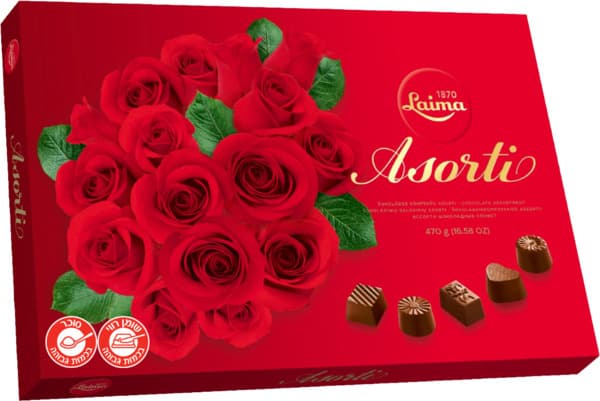 בונבוניירה ורדים אדומים 470 גר LAIMA