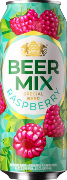 בירה בירמיקס קלה בטעם פטל 500 מ"ל