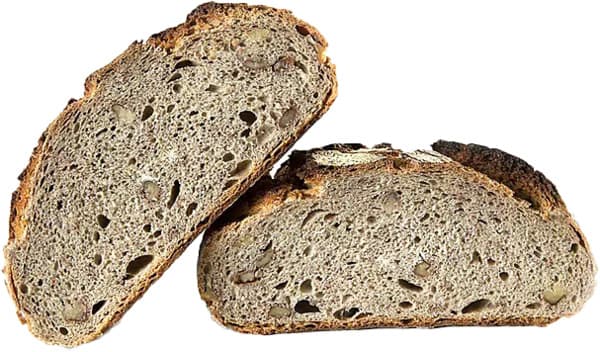 לחם שיפון אגוזים