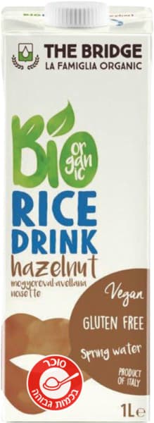 משקה אורז אגוזי לוז