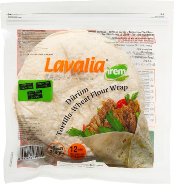 עלי טורטייה 360 גר LAVALIA