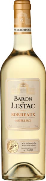 ברון דה לסטק בורדו מואל לבן חצי מתוק 750